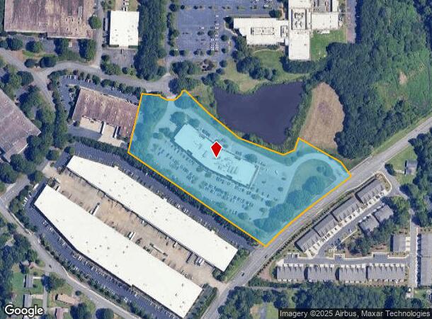 1775 W Oak Commons Ct, Marietta, GA Parcel Map