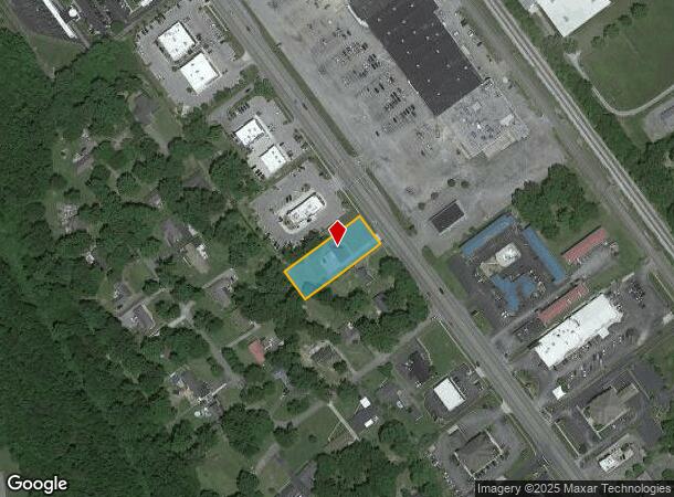  1505 N Jackson St, Tullahoma, TN Parcel Map