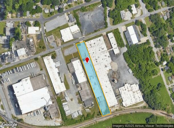 651 W Ward Ave, High Point, NC Parcel Map
