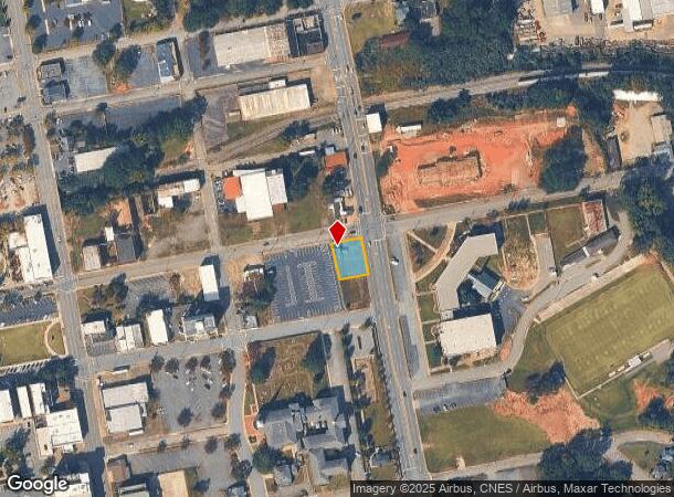  334 E Whitner St, Anderson, SC Parcel Map