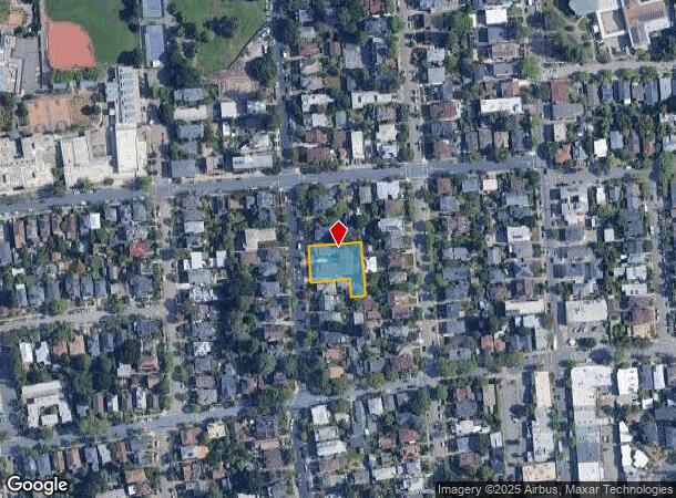  2821 Hillegass Ave, Berkeley, CA Parcel Map