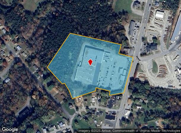  1045 N Main St, Rocky Mount, VA Parcel Map