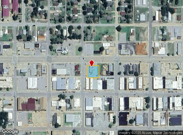  720 W Gary Blvd, Clinton, OK Parcel Map