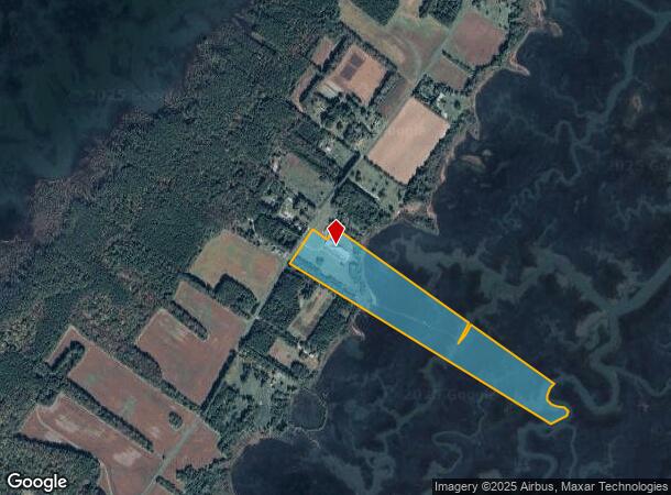 34251 Bradfords Neck Rd, Painter, VA Parcel Map