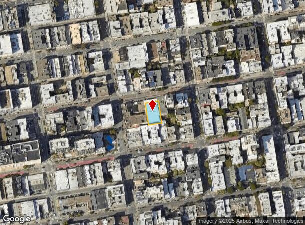  855 Geary St, San Francisco, CA Parcel Map