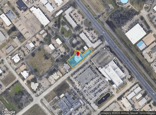  6 Professional Park Dr, Webster, TX Parcel Map