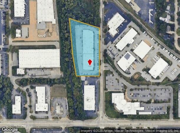 221 Millwell Dr, Maryland Heights, MO Parcel Map