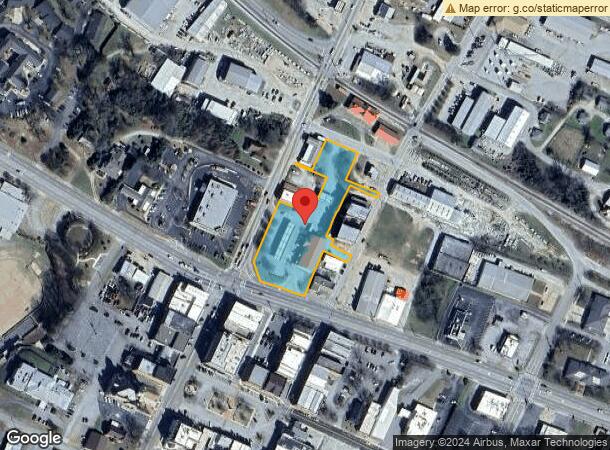  118 N Oliver St, Elberton, GA Parcel Map