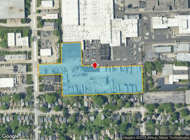  21250 Mullin Ave, Warren, MI Parcel Map