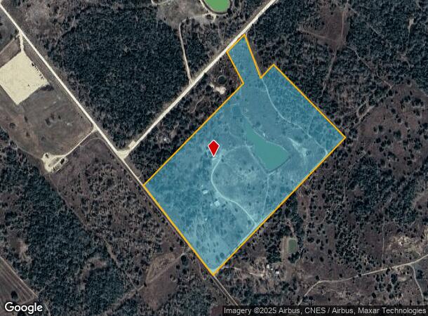 1810 Fm 1291, Ledbetter, TX Parcel Map