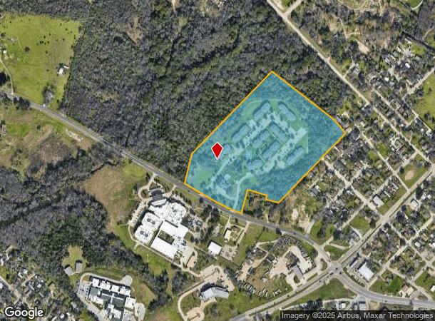  1828 Sandy Point Rd, Bryan, TX Parcel Map