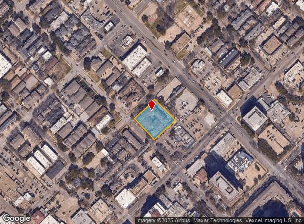  3838 Rawlins St, Dallas, TX Parcel Map