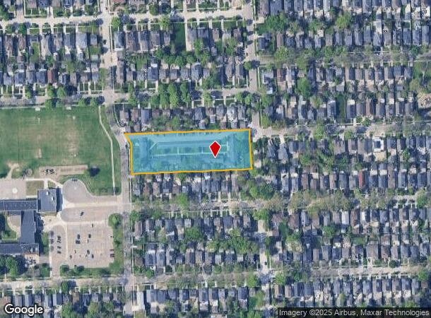 1700 Grant St, Birmingham, MI Parcel Map