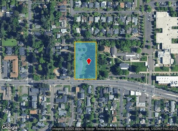  7755 Se Division St, Portland, OR Parcel Map