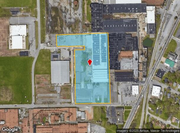 105 Maple St, Rossville, GA Parcel Map