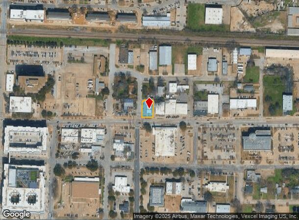  501 E Abram St, Arlington, TX Parcel Map