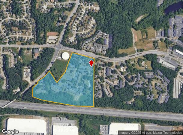 648 Whisper Ln, Austell, GA Parcel Map