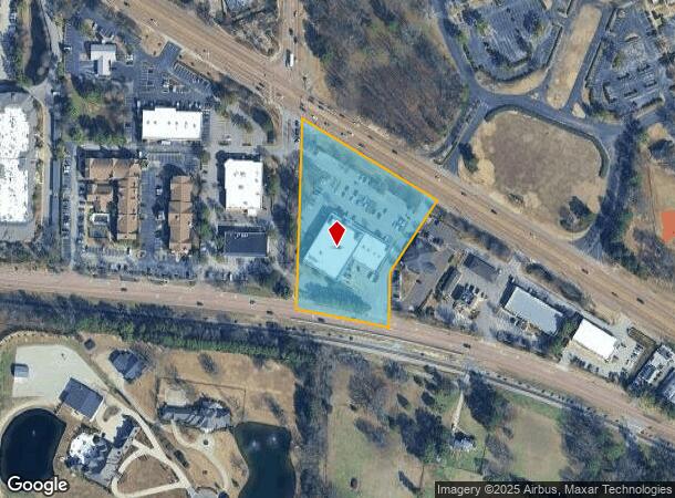 9375 Poplar Ave, Germantown, TN Parcel Map