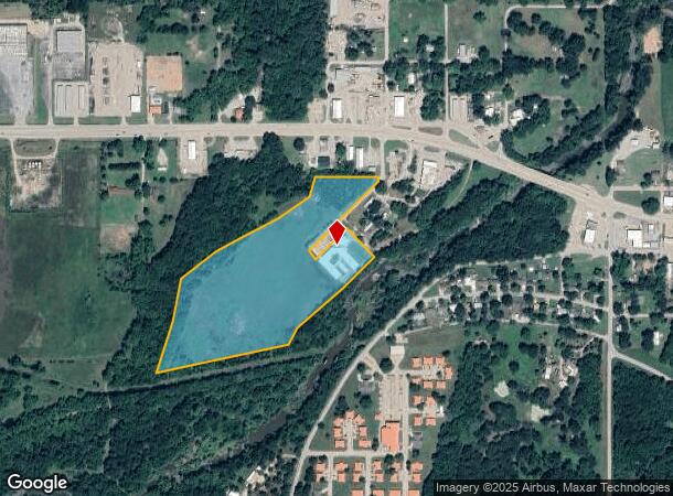 1228 Pecan St, Pawhuska, OK Parcel Map
