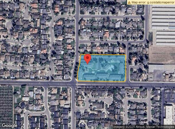  398 W Walnut Ave, Farmersville, CA Parcel Map