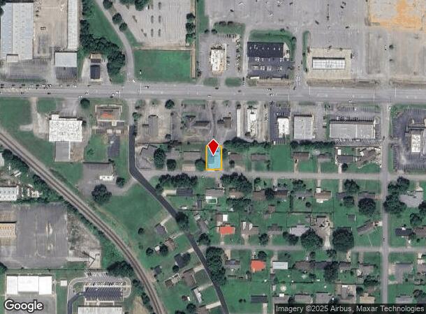 307 W State St, Muscle Shoals, AL Parcel Map
