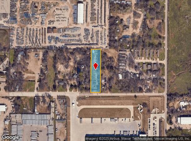  1306 Parker Rd, Grand Prairie, TX Parcel Map