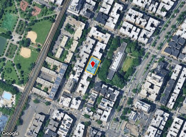 1097 Walton Ave, Bronx, NY Parcel Map