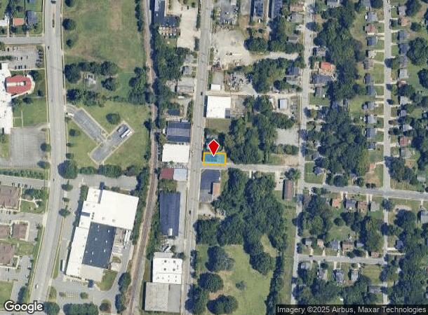  873 S Elm St, Greensboro, NC Parcel Map