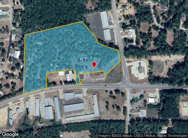  3410 Sam Rayburn Pky, Brookeland, TX Parcel Map