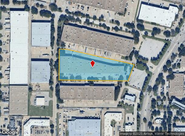  1050 Venture Ct, Carrollton, TX Parcel Map