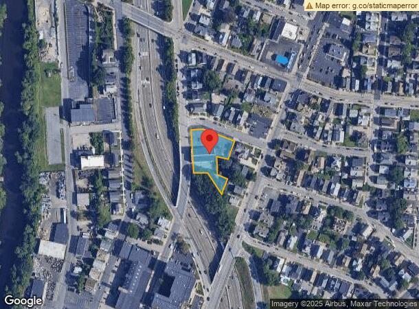  151 Fountain St, Pawtucket, RI Parcel Map