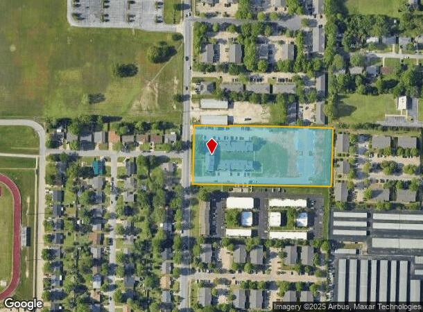  1509 S West End St, Springdale, AR Parcel Map