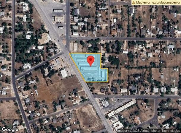  3712 N Chadbourne St, San Angelo, TX Parcel Map