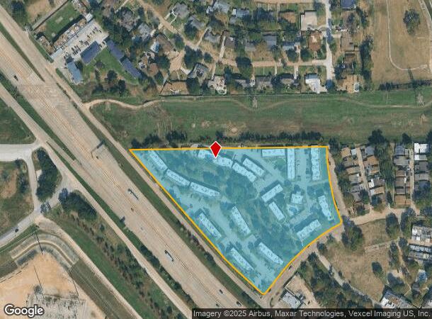 3400 Shady Hill Dr, Baytown, TX Parcel Map
