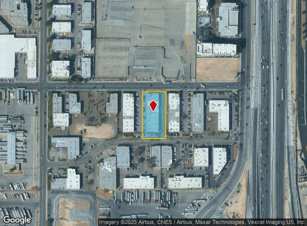 3151 W Tompkins Ave, Las Vegas, NV Parcel Map