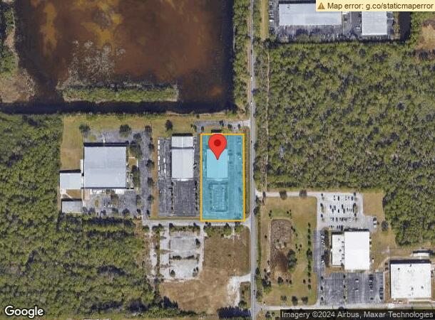  640 N John Rodes Blvd, Melbourne, FL Parcel Map