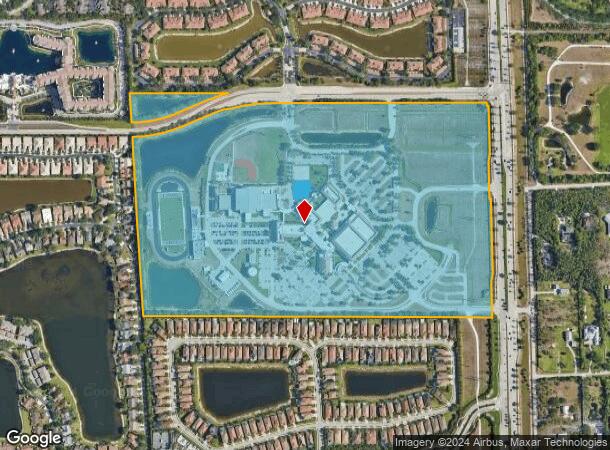  3000 Orange Blossom Dr, Naples, FL Parcel Map