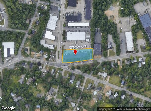  1643 Central St, Stoughton, MA Parcel Map