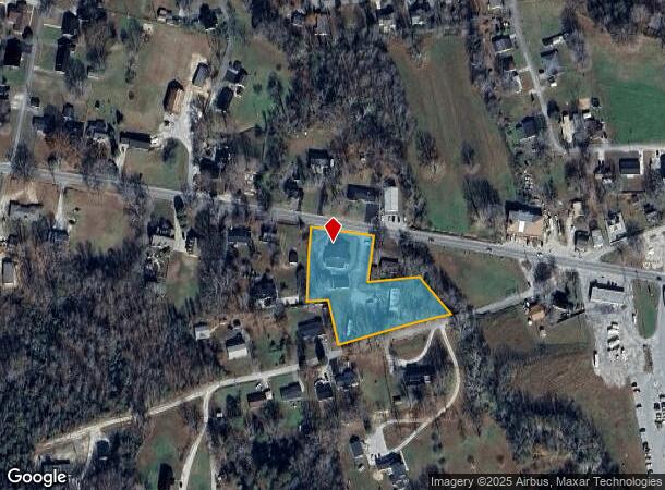  375 W College Ave, Stanton, KY Parcel Map