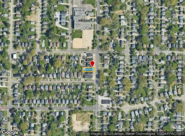  1086 Brown St, Akron, OH Parcel Map