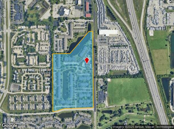 1180 Emerald Lks, Greenwood, IN Parcel Map