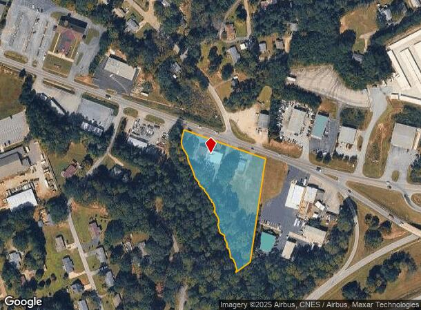  503 Ross Ave, Easley, SC Parcel Map
