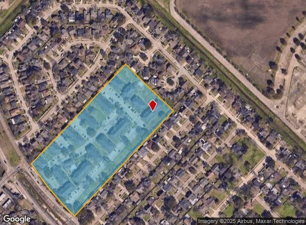 11717 Beamer Rd, Houston, TX Parcel Map