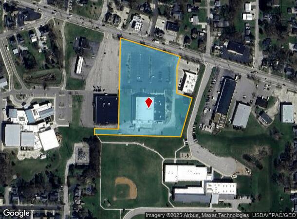 633 E Main St, Ashland, OH Parcel Map