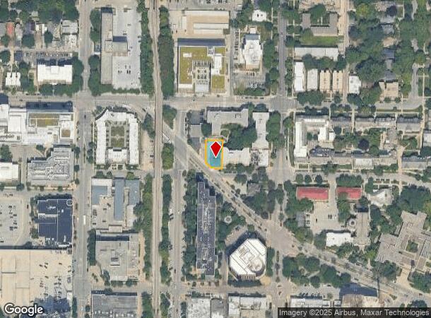  517 University Pl, Evanston, IL Parcel Map