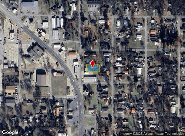 1206 Central St, Poteau, OK Parcel Map