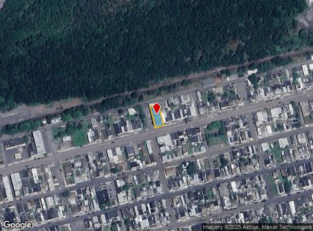 Center St, Mahanoy City, PA Parcel Map