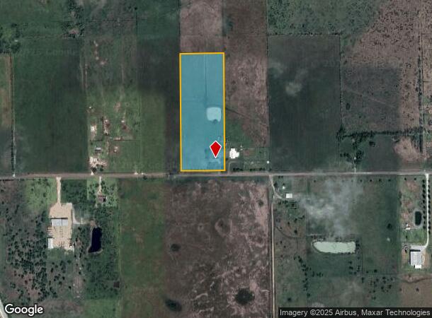  603 County Road 18, Damon, TX Parcel Map