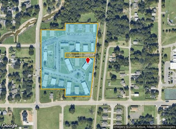  2171 N Hartford Ave, Tulsa, OK Parcel Map