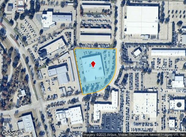  1201 Commerce Dr, Plano, TX Parcel Map